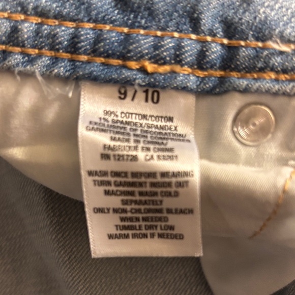 Aeropostale Classic Blue Denim Crop Pants Size 9/10. Nwts - Picture 7 of 10